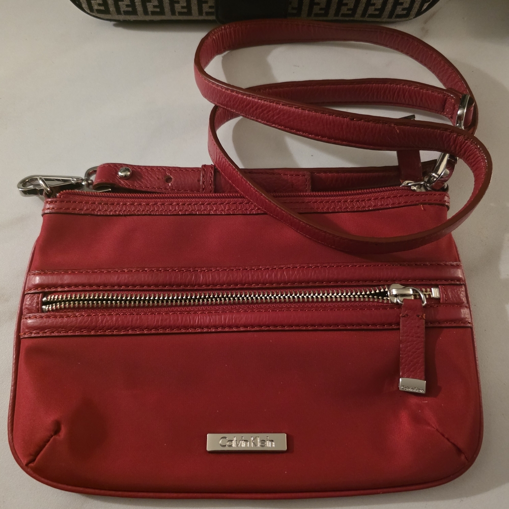 Calvin Klein Red Crossbody Bag
